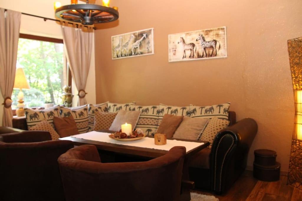 Ferienhaus Am Waldesrand Hatten Bagian luar foto