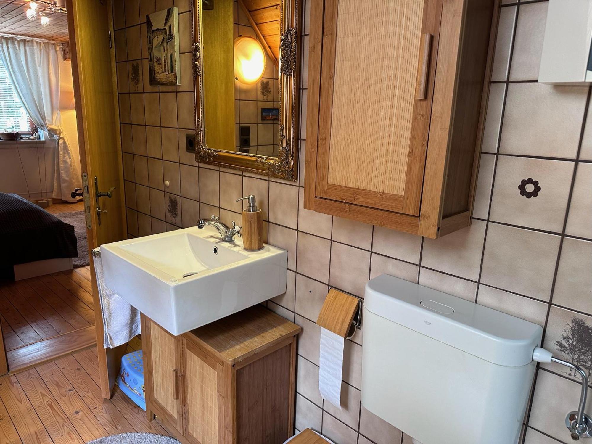 Ferienhaus Am Waldesrand Hatten Bagian luar foto