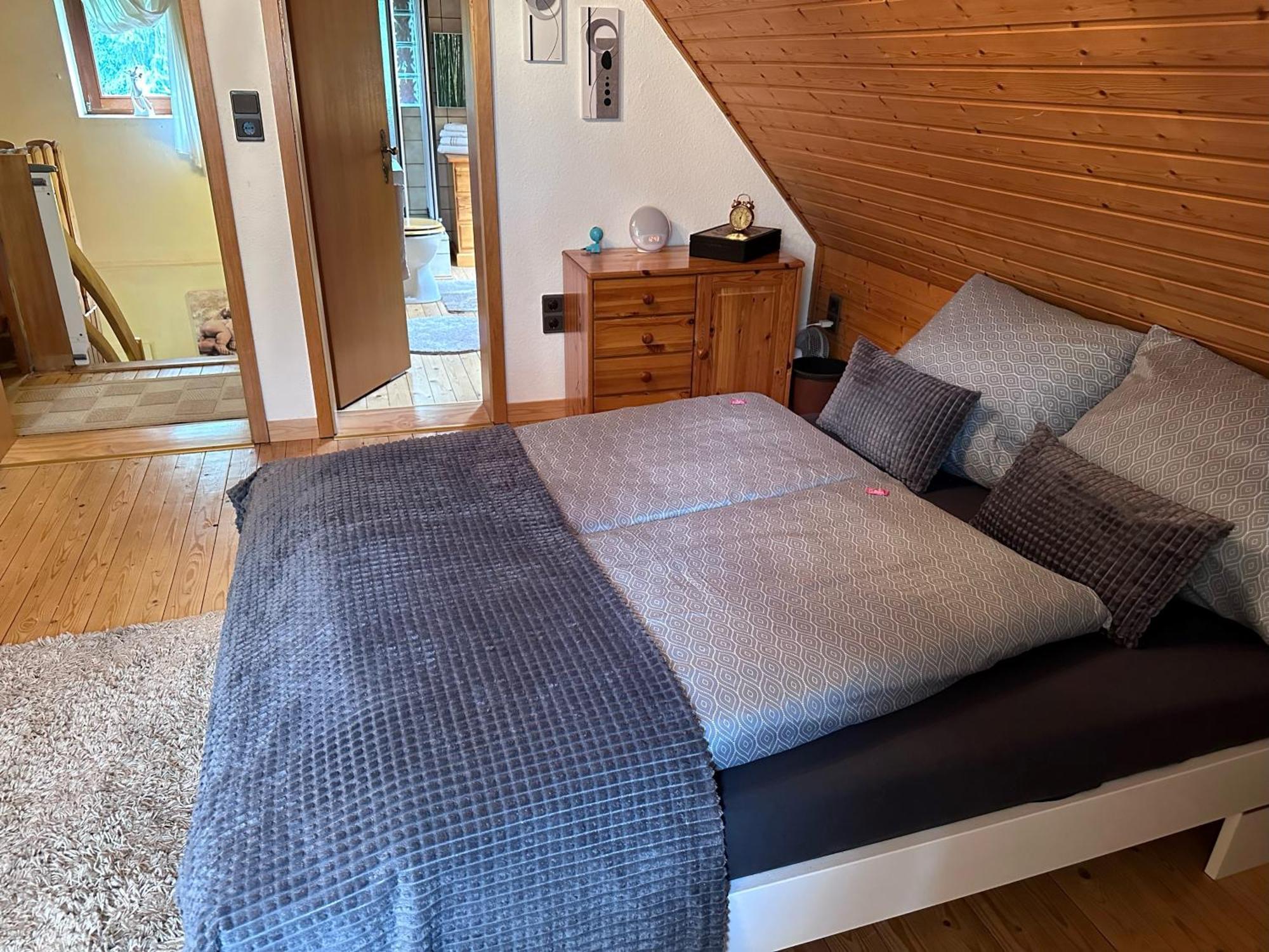 Ferienhaus Am Waldesrand Hatten Bagian luar foto
