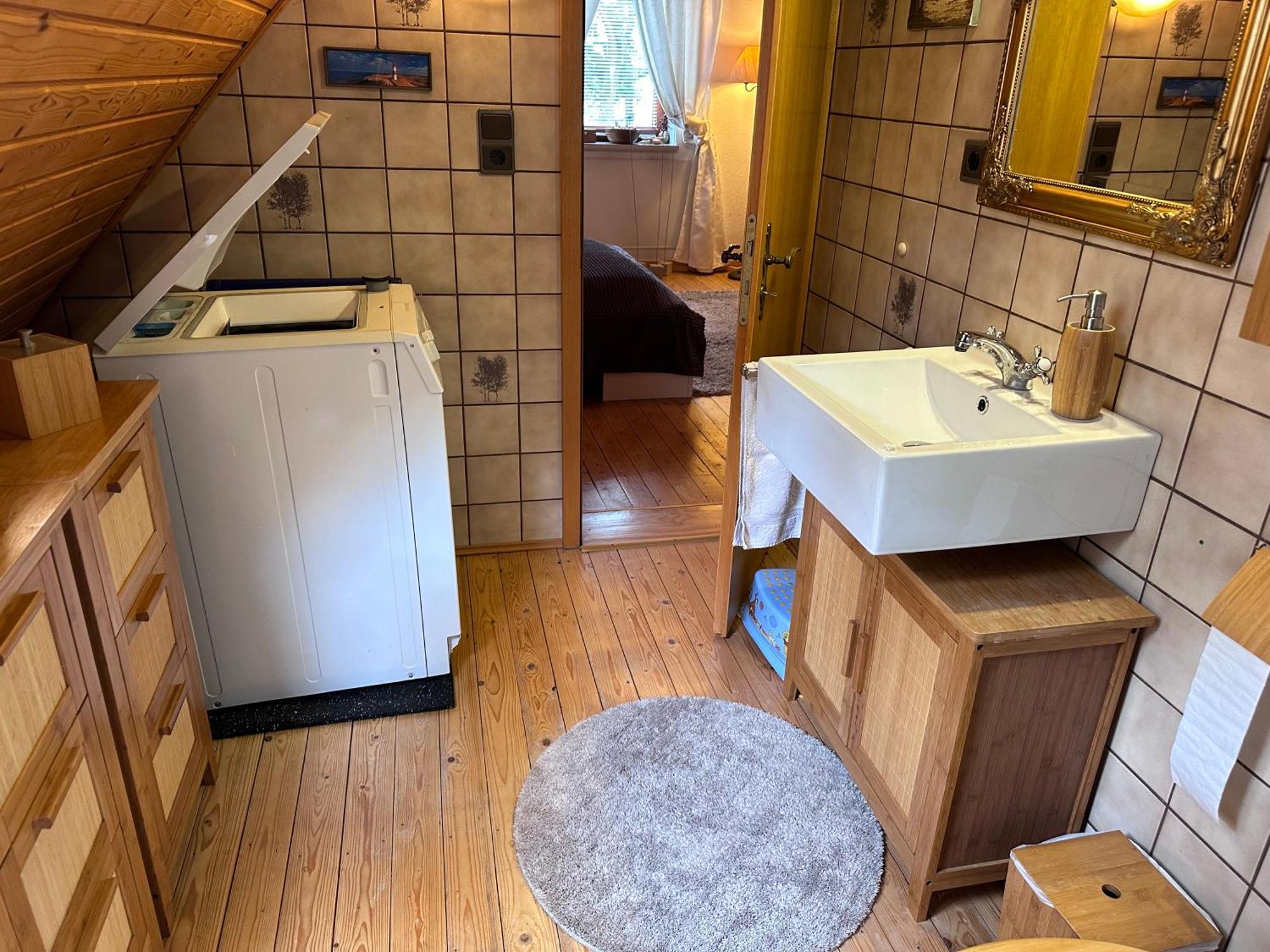 Ferienhaus Am Waldesrand Hatten Bagian luar foto