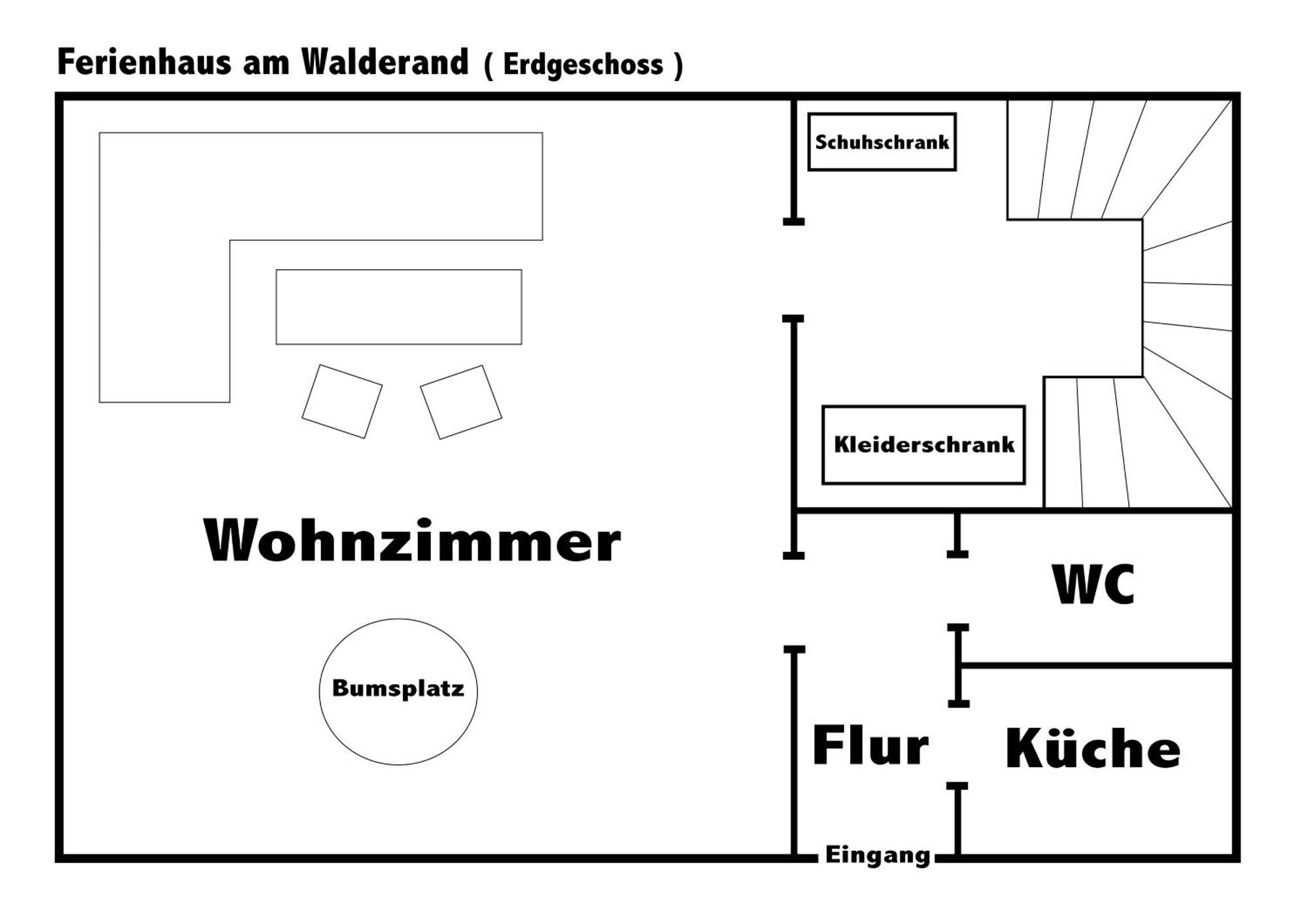 Ferienhaus Am Waldesrand Hatten Bagian luar foto